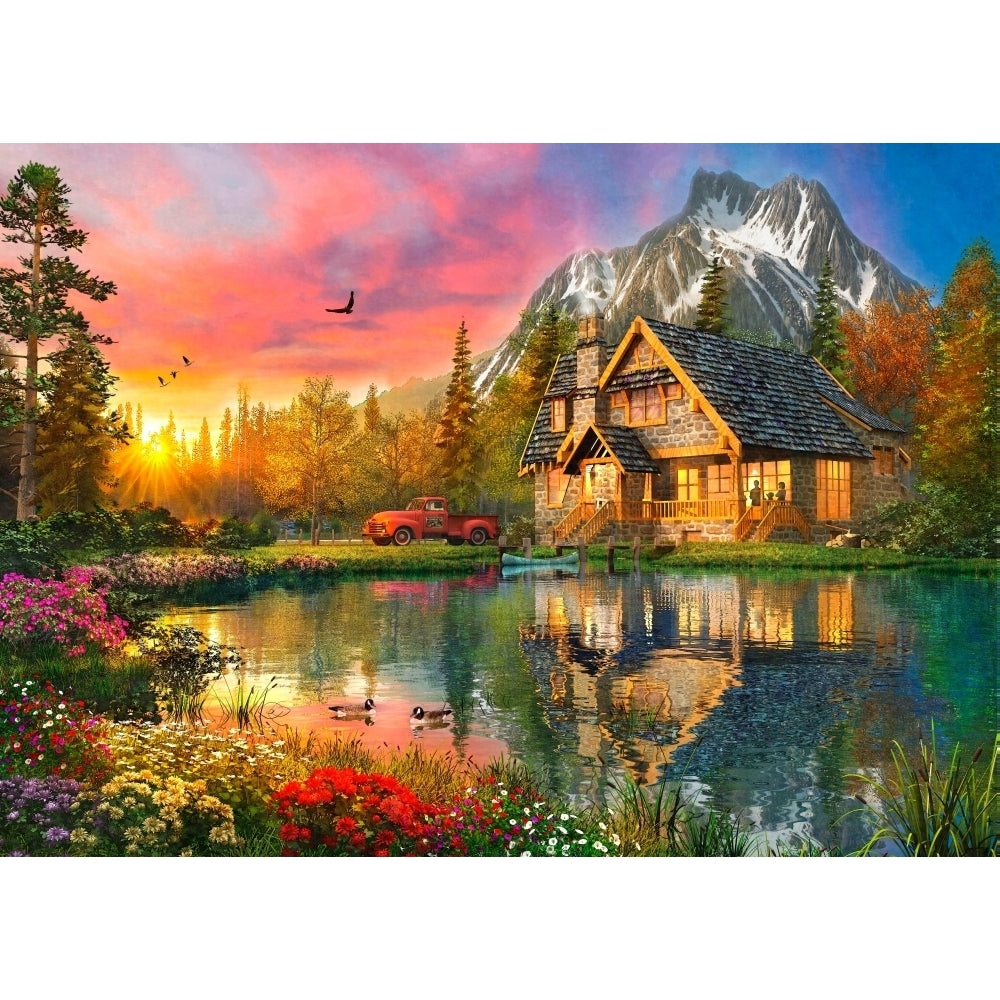 themountaincabin.jpg Poster Print by Dominic Davidson Image 2