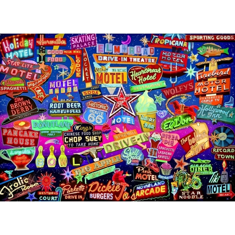 Neon Dazzle Poster Print by Aimee Stewart Image 1