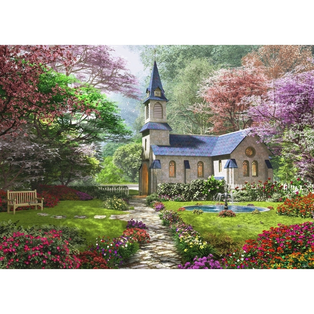 The Country Church Poster Print by Dominic Davidson Image 2