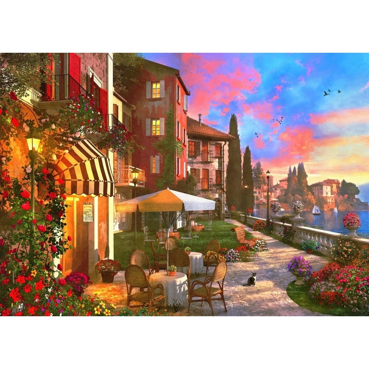 Lake Como Sunset Poster Print by Dominic Davidson Image 1