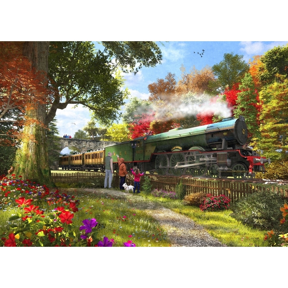 Flying Scotsman Poster Print by Dominic Davidson Image 1