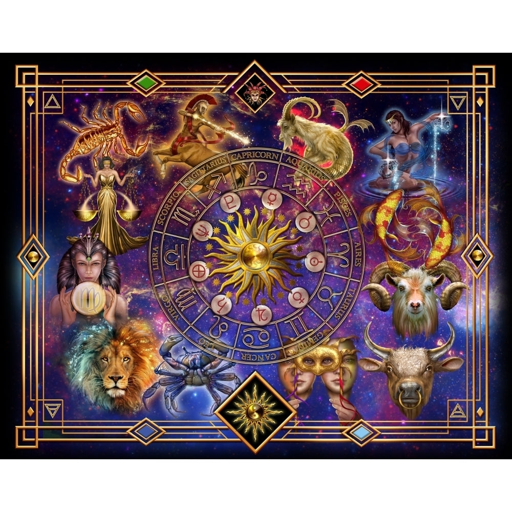 Zodiac Montage 2015 .Jpg Poster Print by Ciro Marchetti Image 2