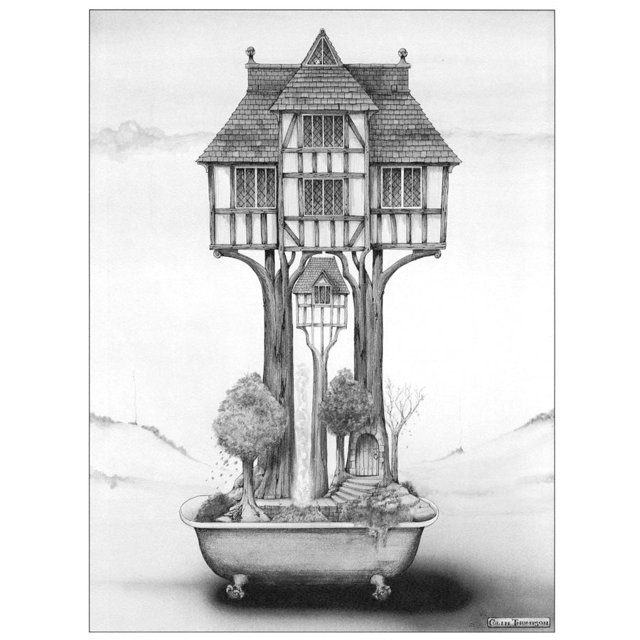 Tree House 1 Poster Print by Colin Thompson Image 1