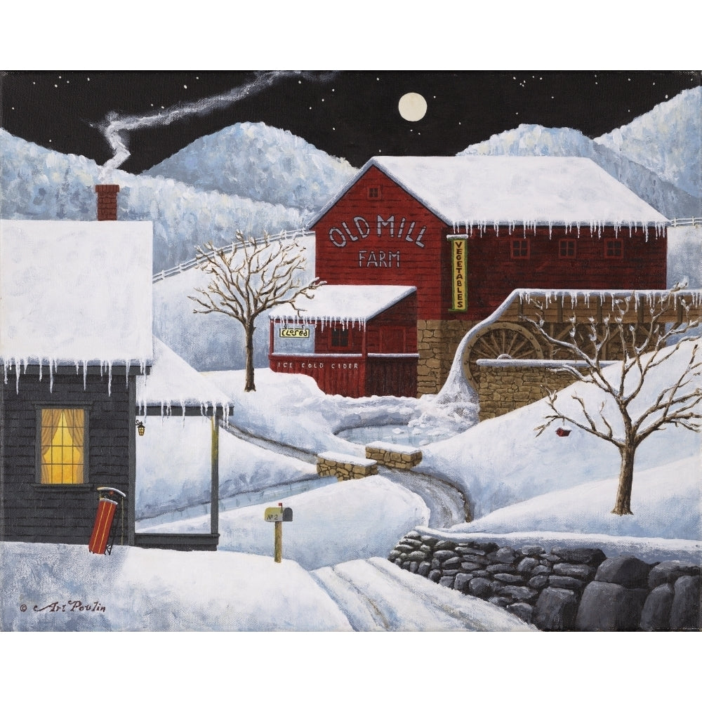 Closed For Winter Poster Print by Art Poulin Image 2