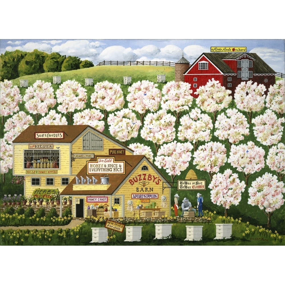 BuzzbyS Bee Farm Poster Print by Art Poulin Image 1