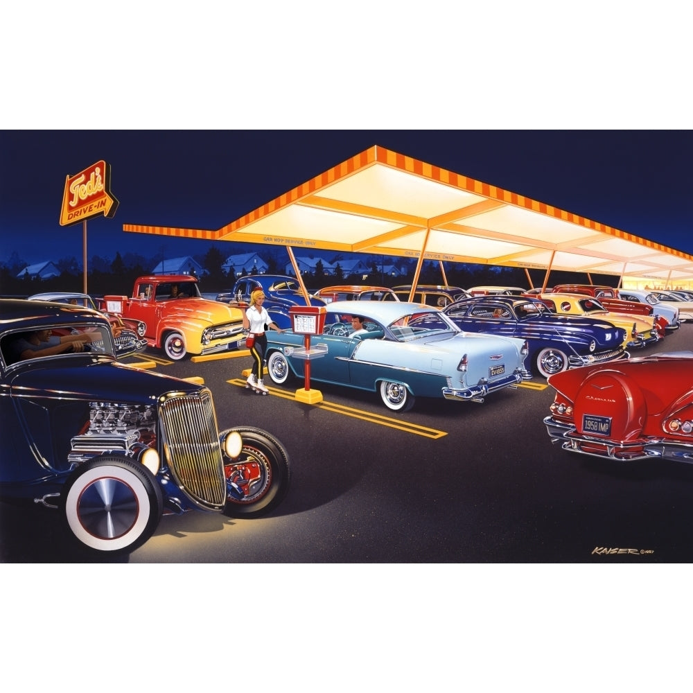 TedS Drive-In Poster Print by Bruce Kaiser Image 1