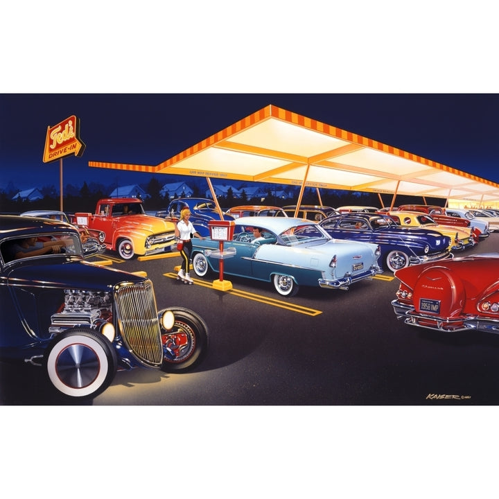 TedS Drive-In Poster Print by Bruce Kaiser Image 1