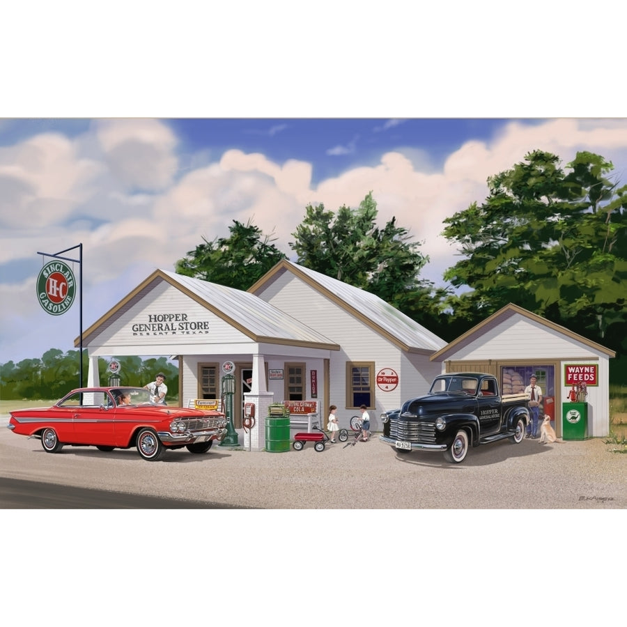 Hopper General Store Poster Print by Bruce Kaiser Image 1