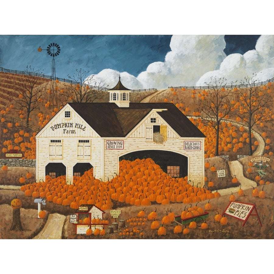 Pumpkin Hill Farm Poster Print by Art Poulin Image 1