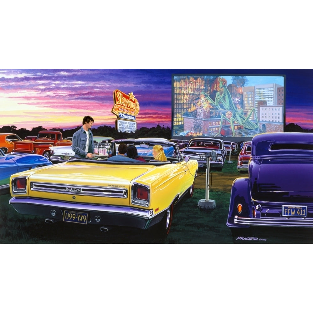 Skyview Drive-In Poster Print by Bruce Kaiser Image 2