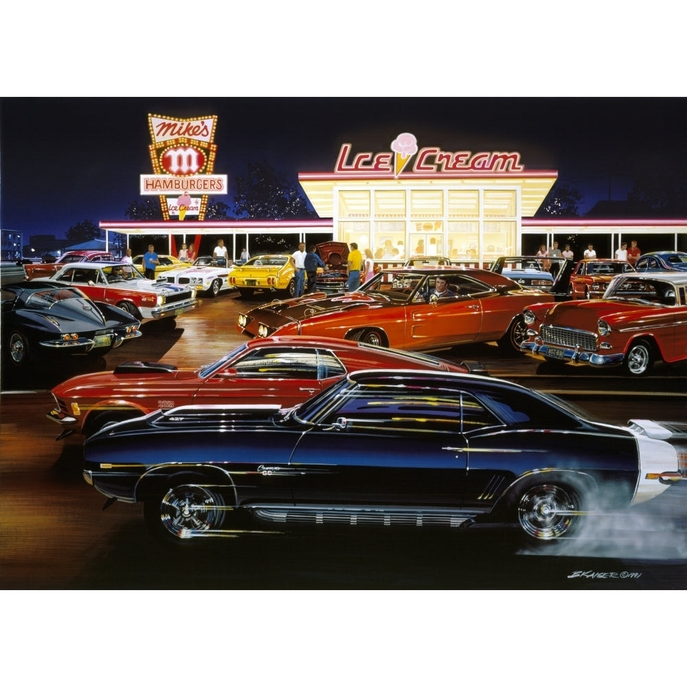 Saturday Night Poster Print by Bruce Kaiser Image 1