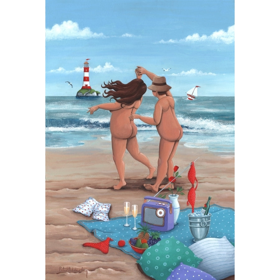 Beach Dance Variant 1 Poster Print by Peter Adderley Image 1