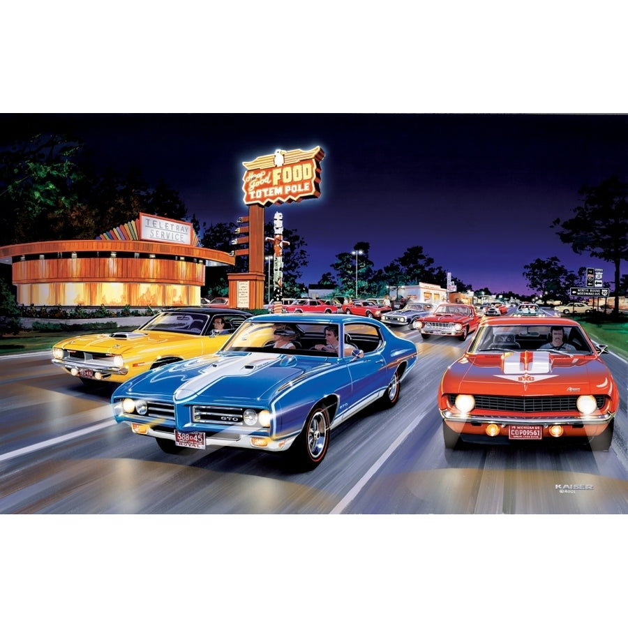 Woodward Avenue Poster Print by Bruce Kaiser Image 1