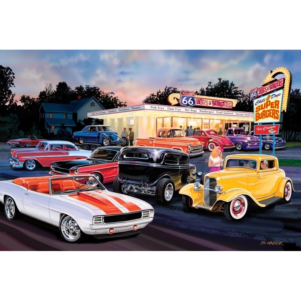 Hot Rod Drive In Poster Print by Bruce Kaiser Image 2