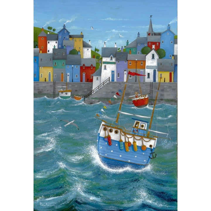 Quayside Poster Print by Peter Adderley Image 1