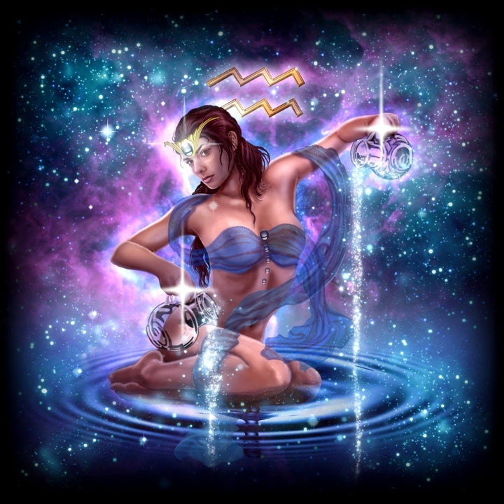 Zodiac Aquarius.Jpg Poster Print by Ciro Marchetti Image 1