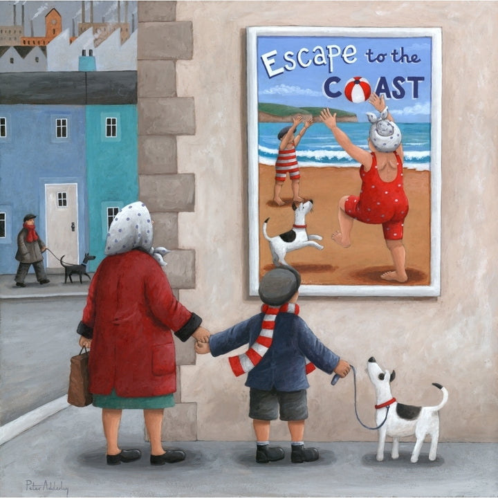 Escape To The Coast 2 Poster Print by Peter Adderley Image 1