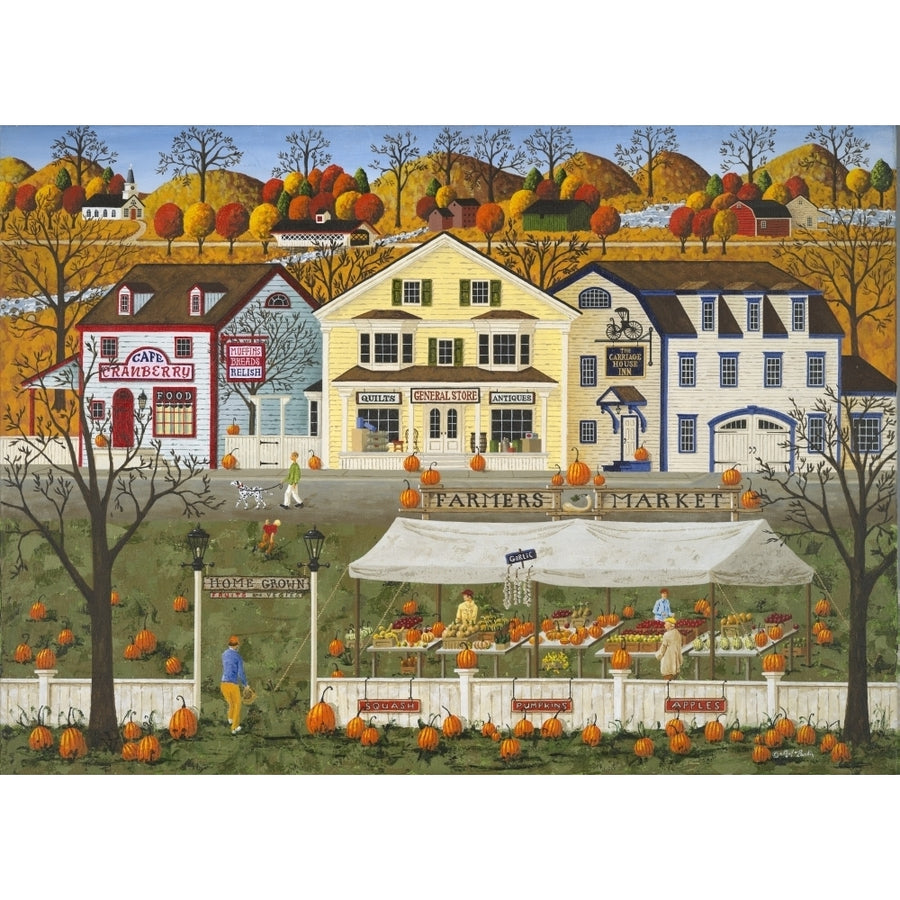 Farmers Market Poster Print by Art Poulin Image 1