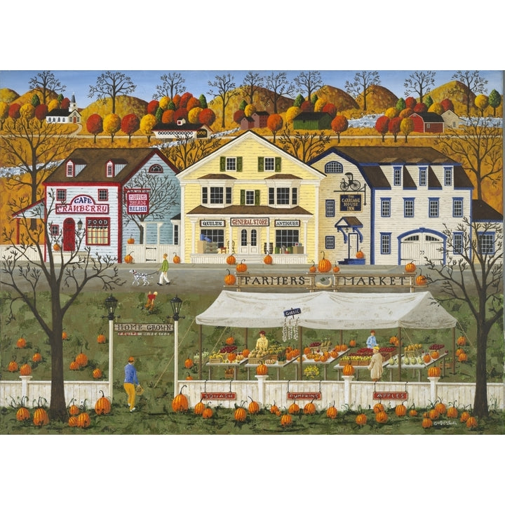 Farmers Market Poster Print by Art Poulin Image 2