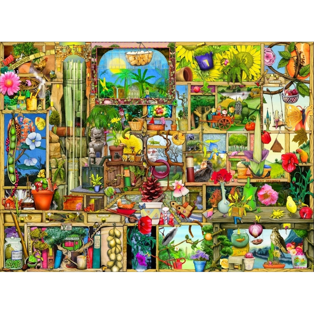 The Garden Cupboard Poster Print by Colin Thompson Image 1