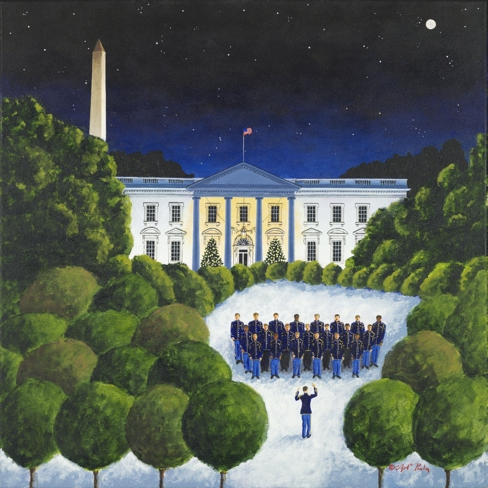 Christmas At The White House Poster Print by Art Poulin Image 2