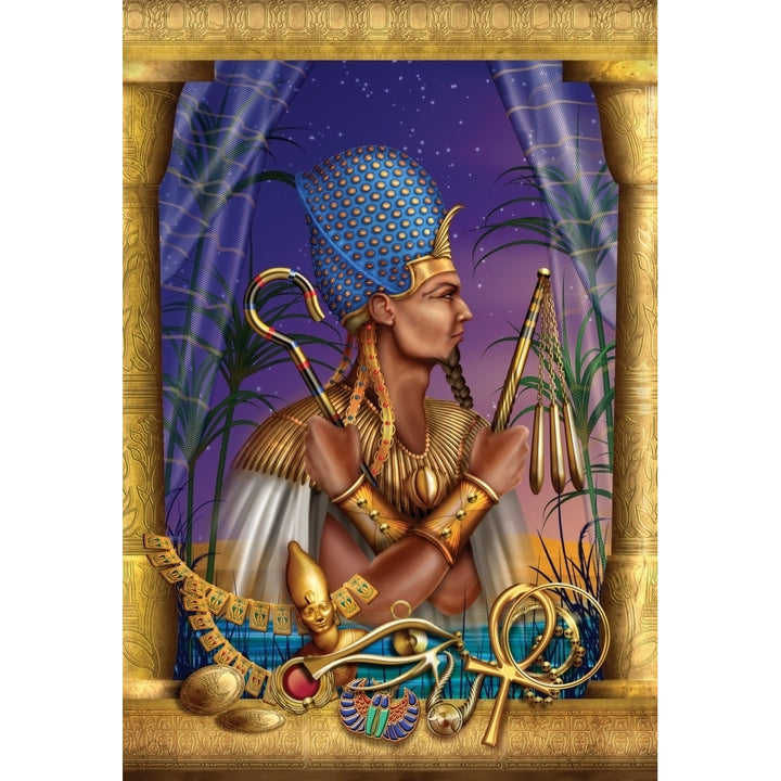 Egyptian Triptych Variant 1 Poster Print by Ciro Marchetti Image 1