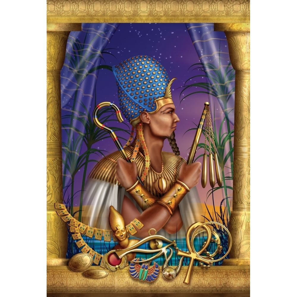 Egyptian Triptych Variant 1 Poster Print by Ciro Marchetti Image 2