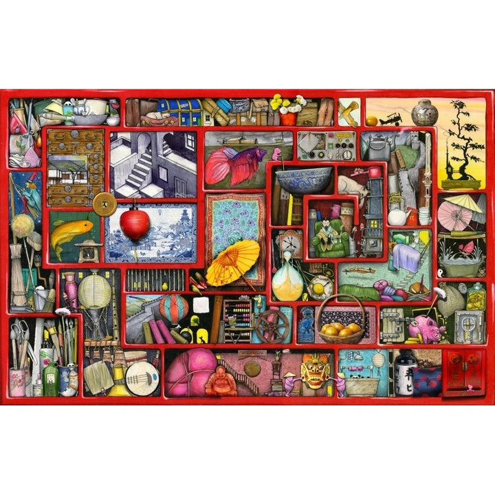 Big Red Box Poster Print by Colin Thompson Image 1