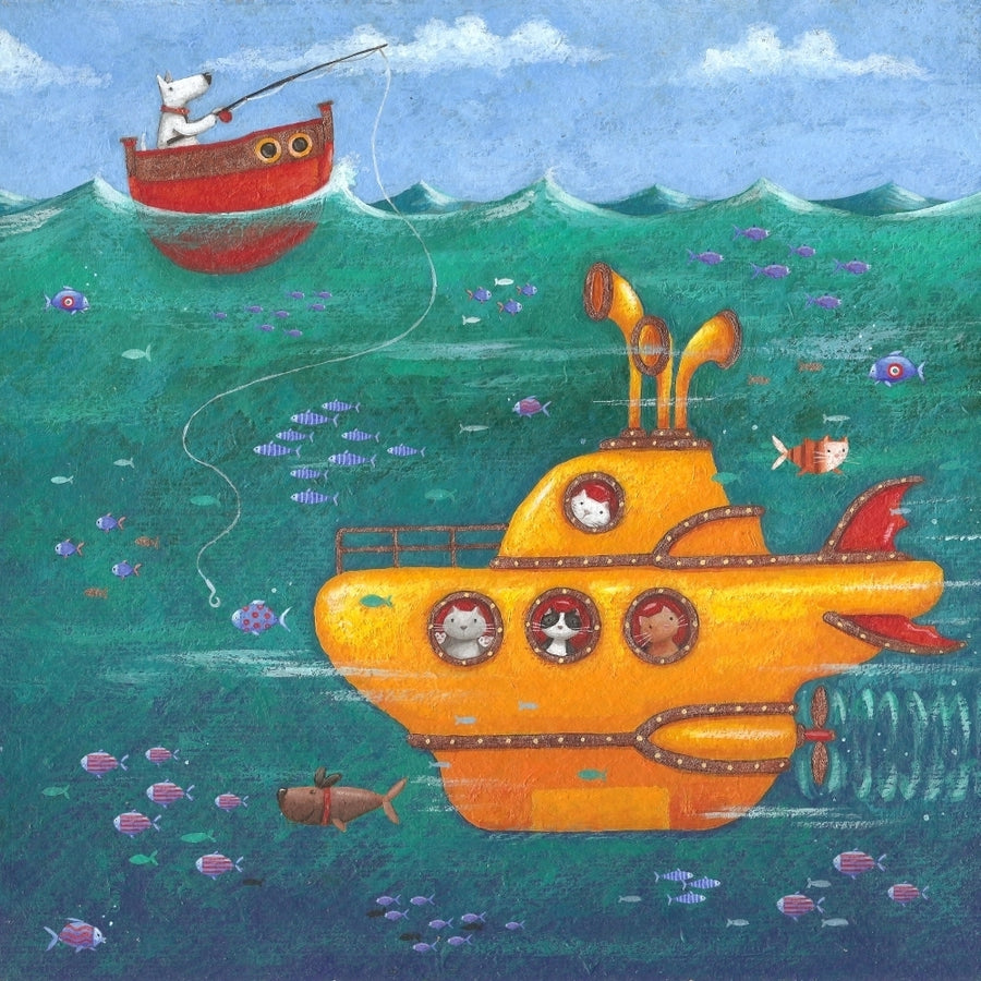 Yellow Submarine Poster Print by Peter Adderley Image 1