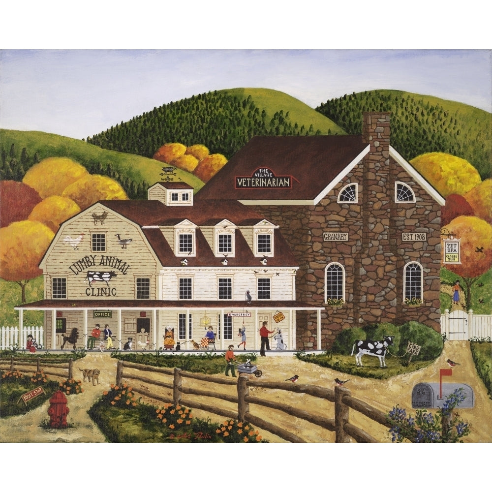 The Village Veterinarian Poster Print by Art Poulin Image 2