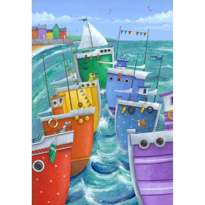 Rainbow Flotilla Poster Print by Peter Adderley Image 2