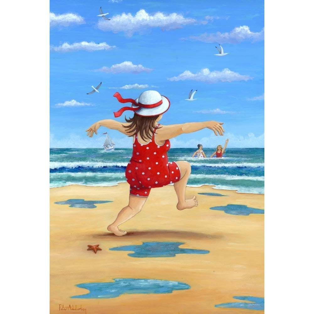 A Bracing Dip Poster Print by Peter Adderley Image 1