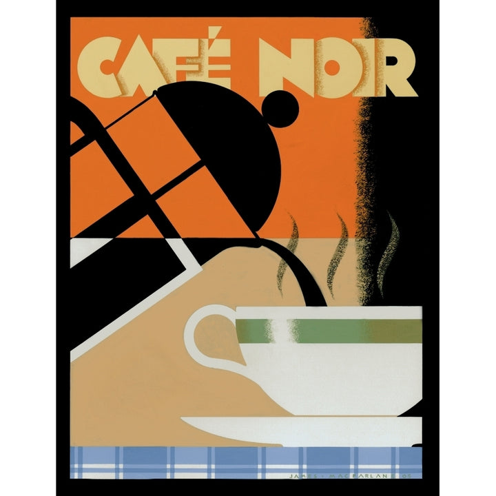 Caf? Noir Poster Print by Brian James Image 1