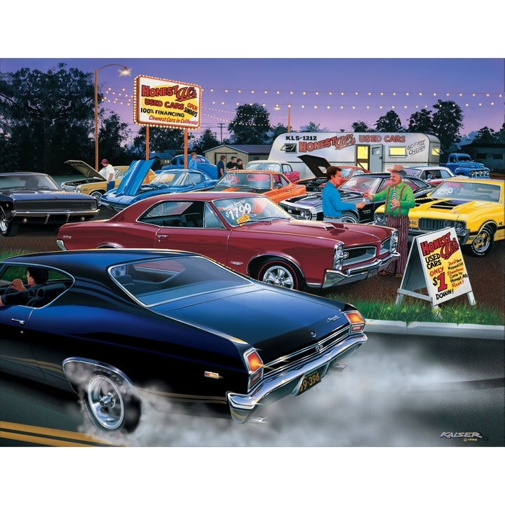 Honest AlS Used Cars Poster Print by Bruce Kaiser Image 1