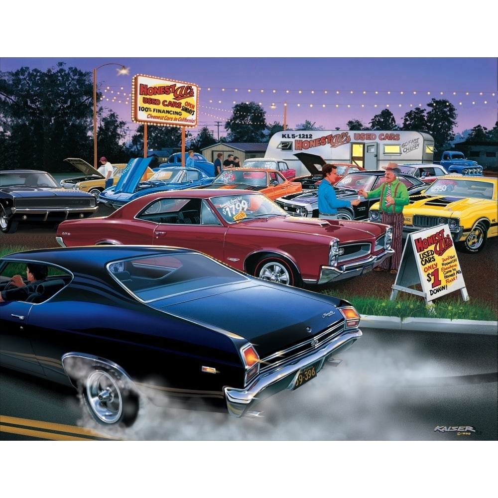 Honest AlS Used Cars Poster Print by Bruce Kaiser Image 2