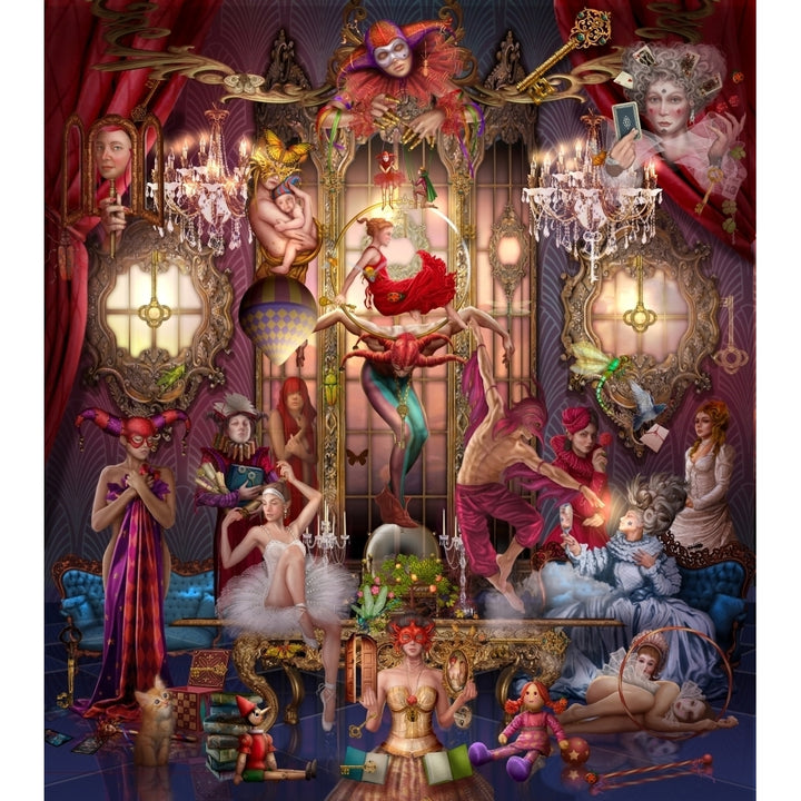 Oracle Of Visions Party Hr Poster Print by Ciro Marchetti Image 2