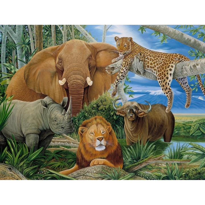 Big five Poster Print by Graeme Stevenson Image 1