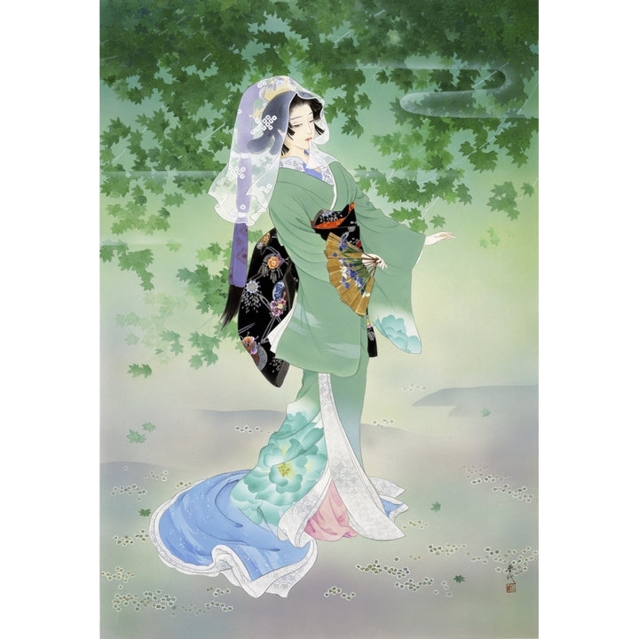 Ryokufu emerald wind Poster Print by Haruyo Morita Image 1