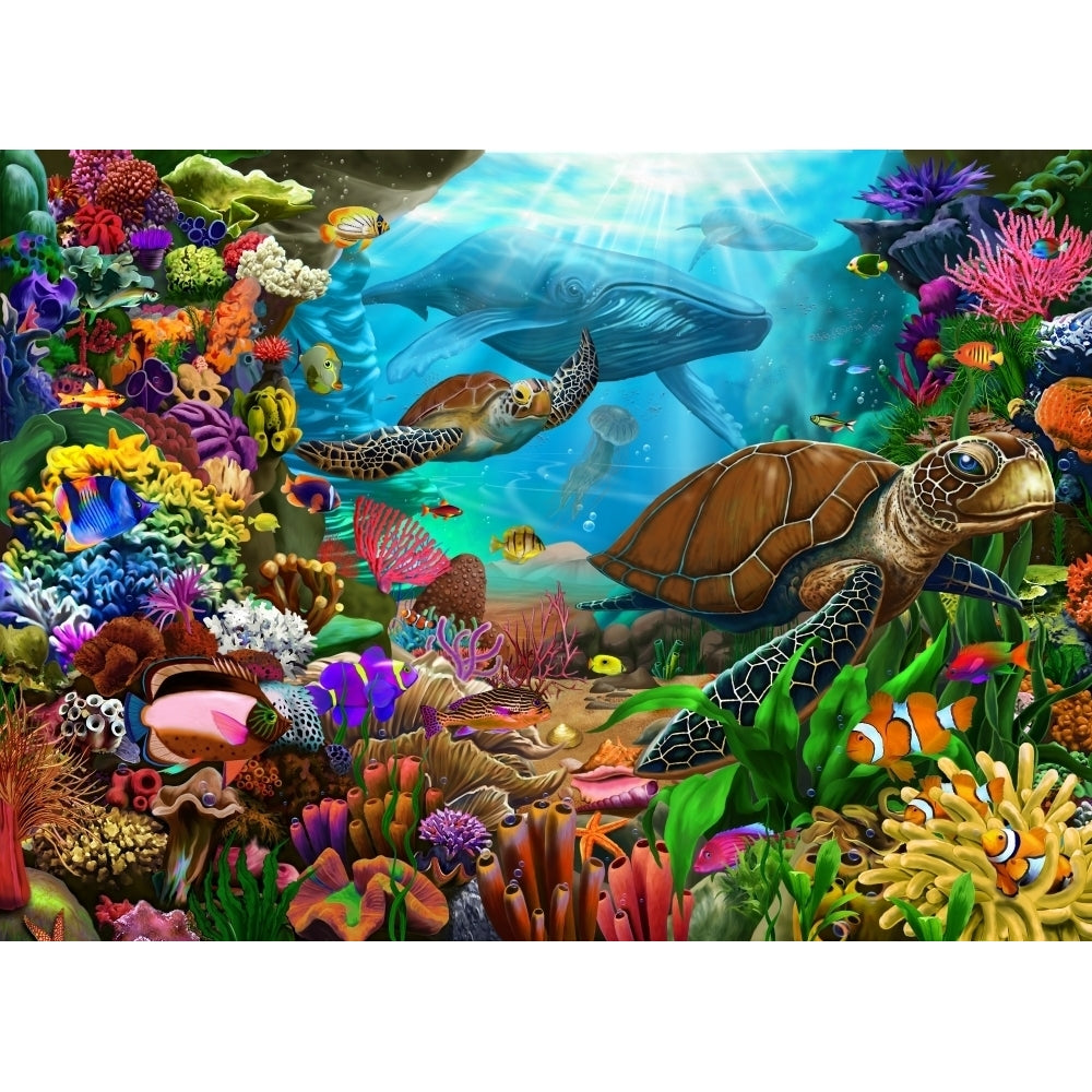 Turtles Ocean Voyage Poster Print by Gerald Newton Image 2