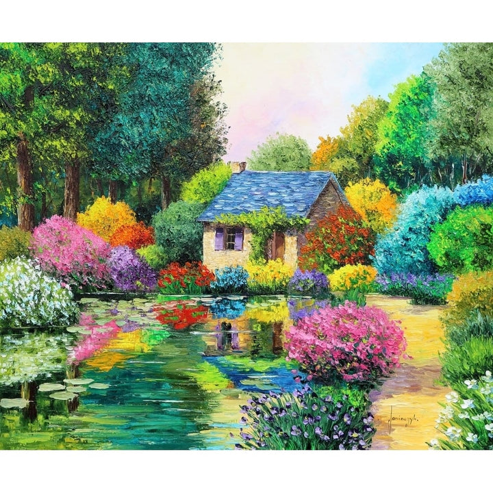 Little house in the wood Poster Print by Jean-Marc Janiaczyk Image 1