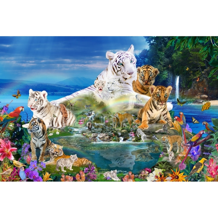 Dreaming of Tigers Variant 1 Poster Print by Alixandra Mullins Image 1