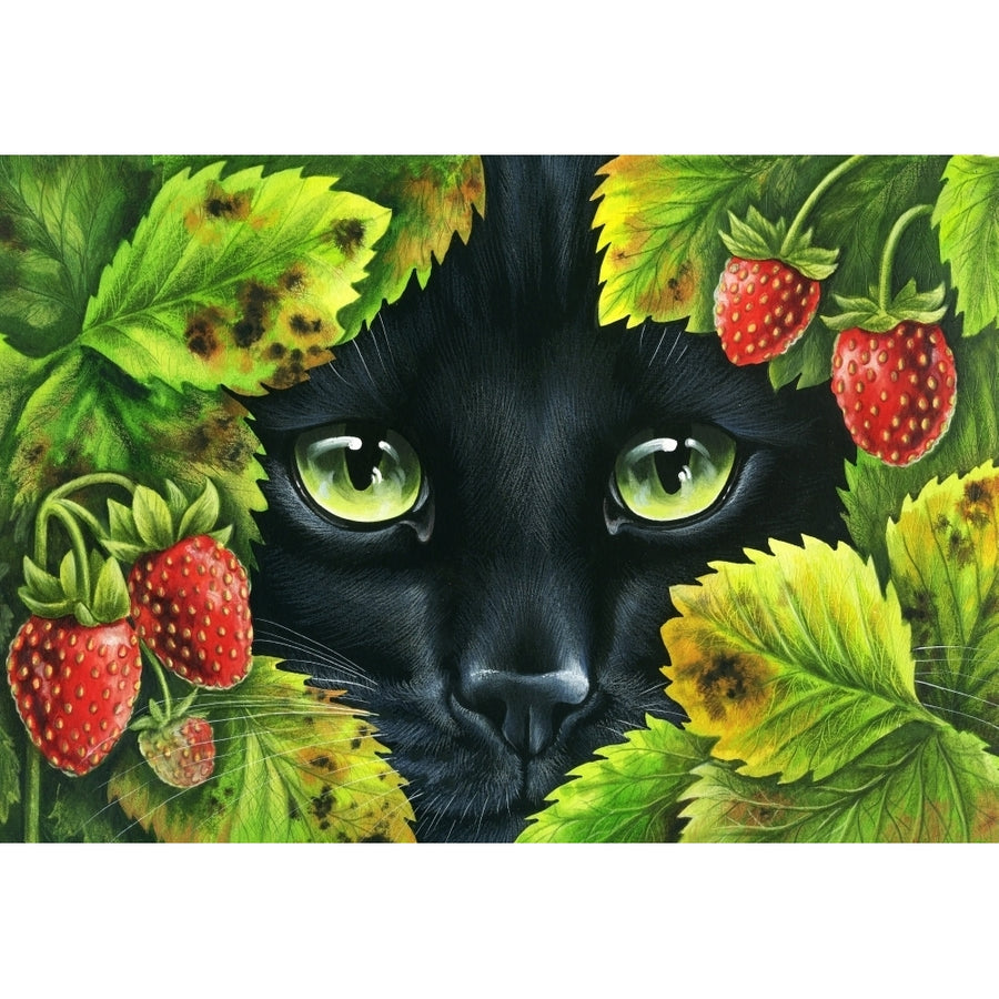 Wild Strawberries Poster Print by Irina Garmaschova-Cawton Image 1