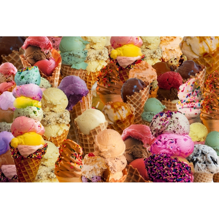 Ice Cream Crazy Poster Print by Alixandra Mullins Image 2