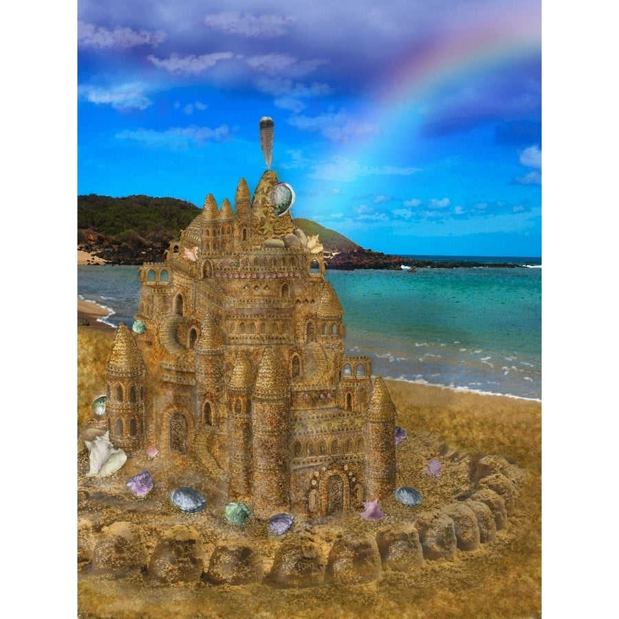 Sandcastle Poster Print by Alixandra Mullins Image 1