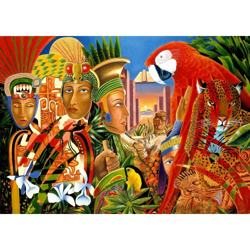 Aztec days Poster Print by Graeme Stevenson Image 2