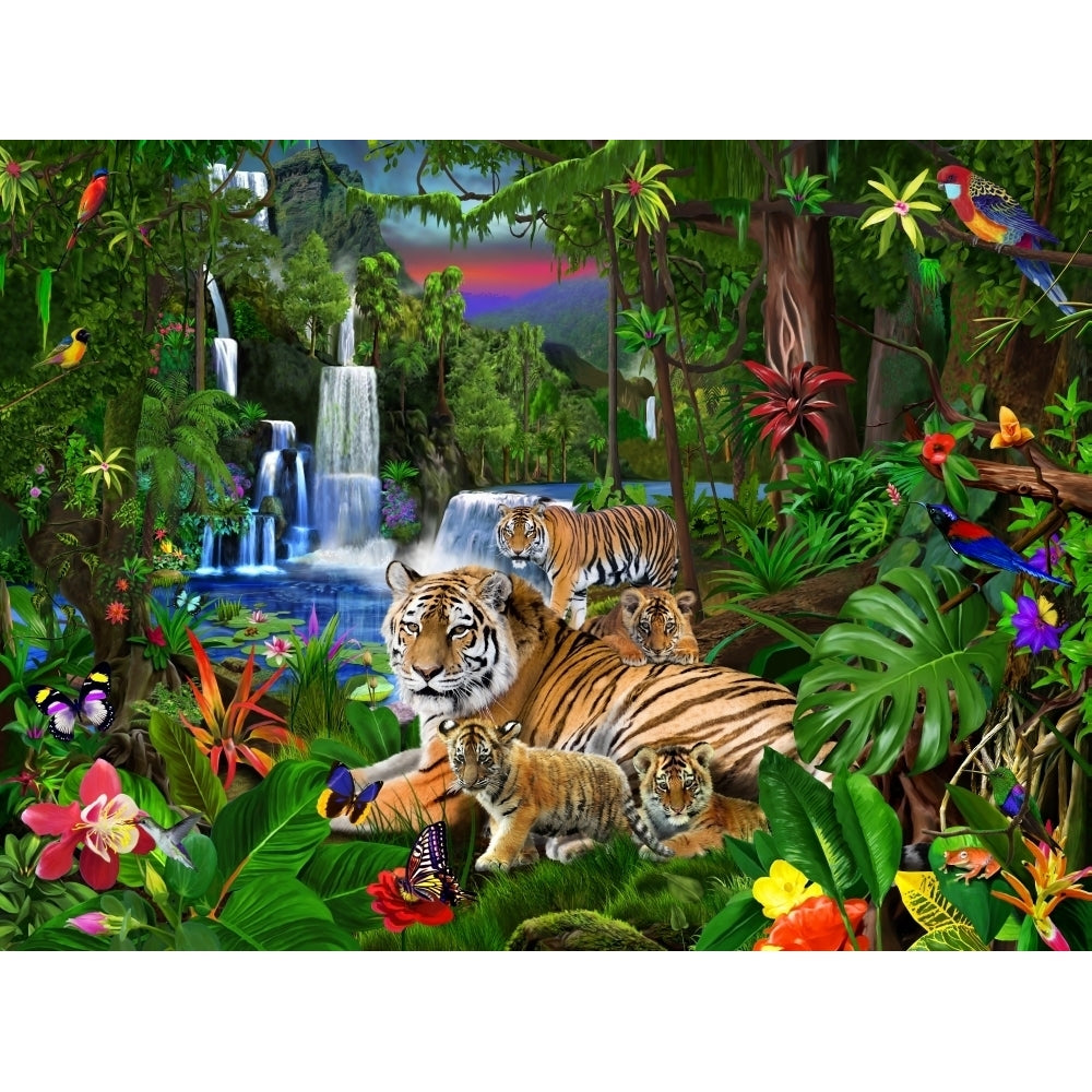 Tigers of the Forest Poster Print by Gerald Newton Image 1