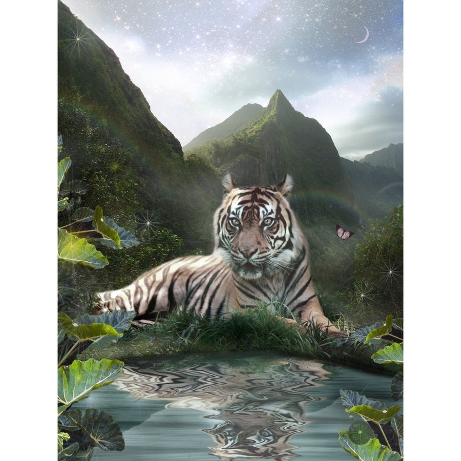 Mystic Tigress Poster Print by Alixandra Mullins Image 1