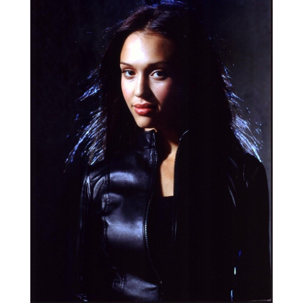 Jessica Alba Black Leather Jacket For Dark Angel Photo Print - Item MVM00197 Image 1