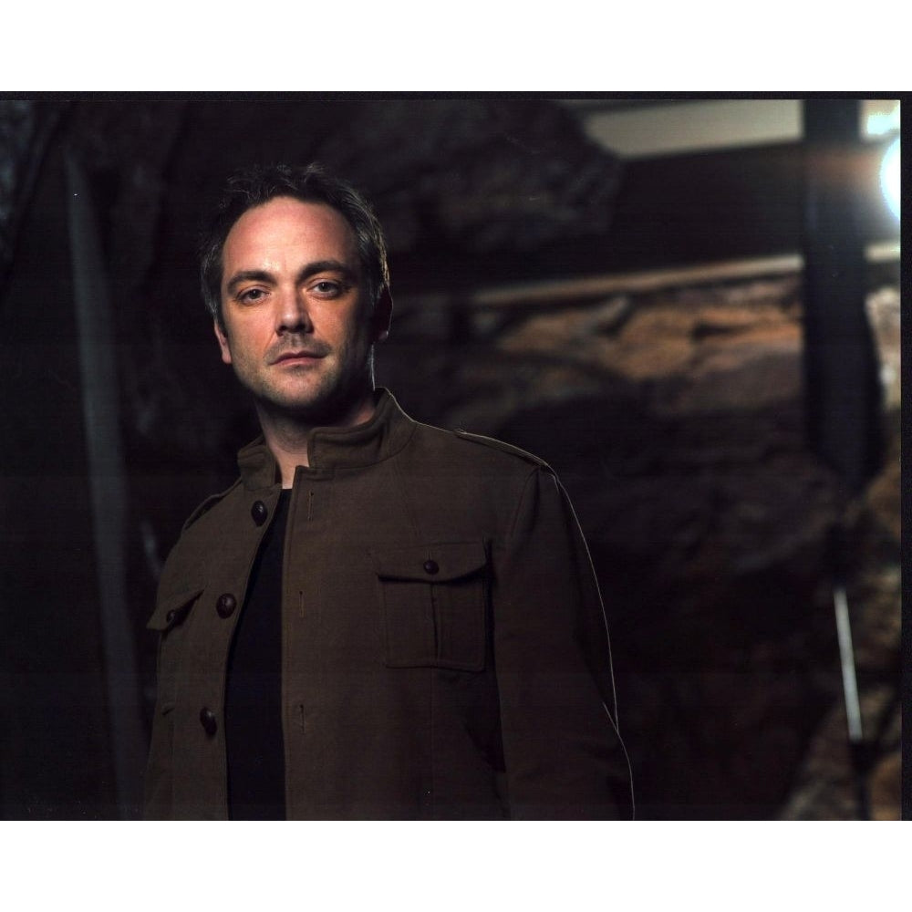 Mark Sheppard In Green Jacket On Set Of Bionic Woman Photo Print - Item MVM00182 Image 1