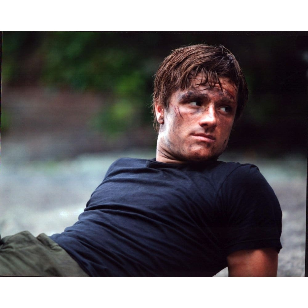 Josh Hutcherson On Set Of The Hunger Games Photo Print - Item MVM02123 Image 1